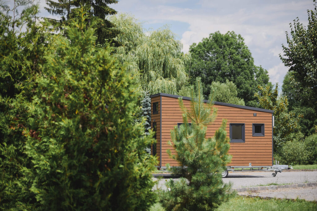 Tiny house dřevěné obklady